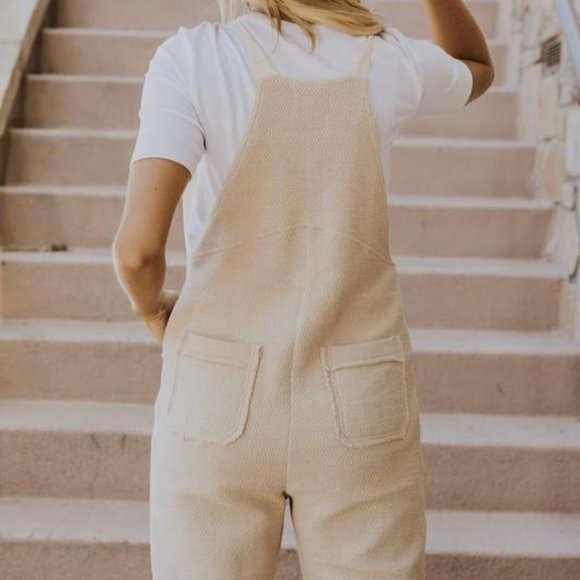 LEMON BLONDE TIE OVERALLS - Picture 10 of 10